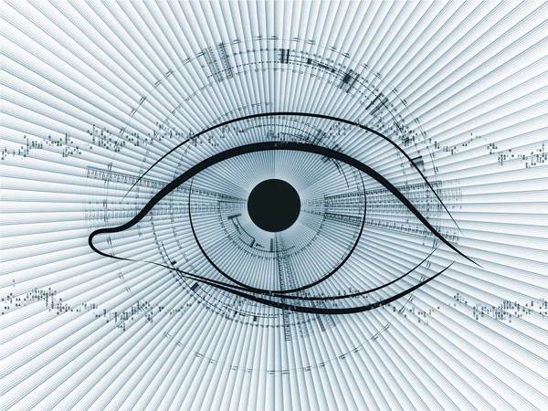 Анотація технології око — стокове фото