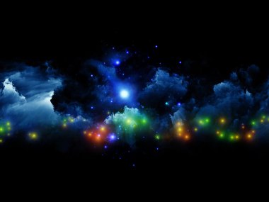 Işıklar in fractal köpük