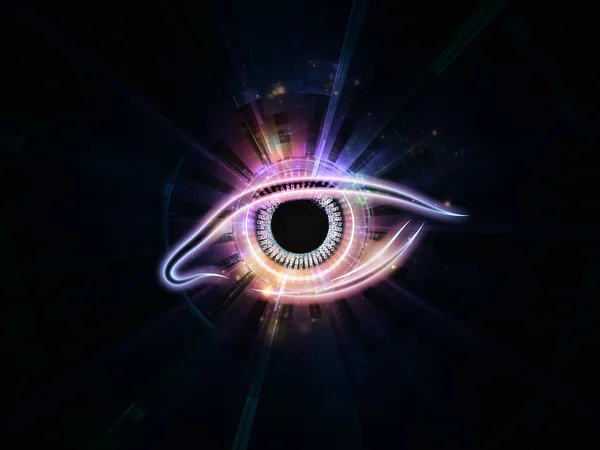 Olho de singularidade — Fotografia de Stock
