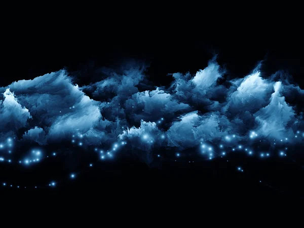 stock image Nebulae of fractal foam