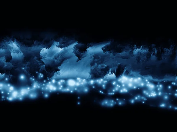 Mundos de espuma fractal — Fotografia de Stock