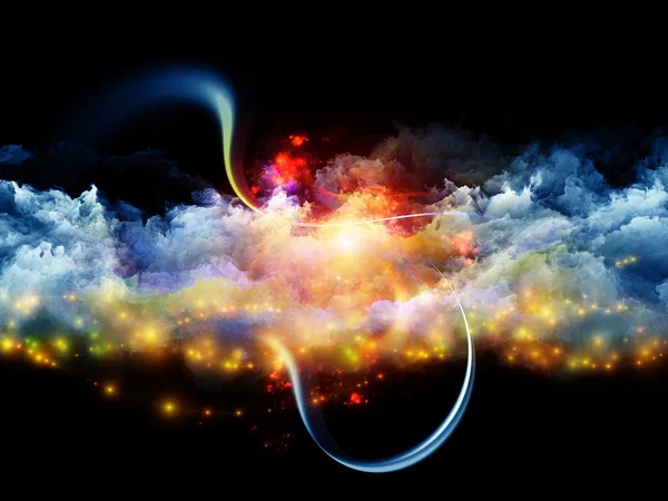 色の星雲 — ストック写真
