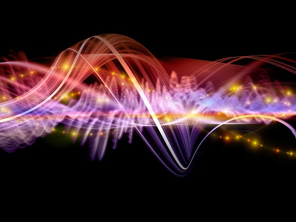 stock image Wave of lights