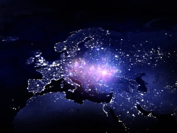 Avrupa'nın ışıkları — Stok fotoğraf