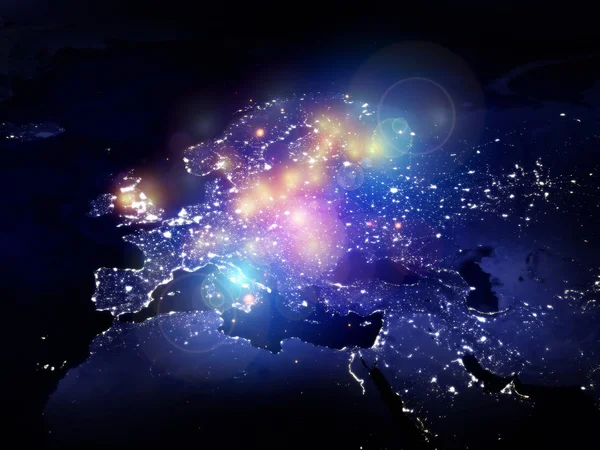 Luzes da Europa — Fotografia de Stock