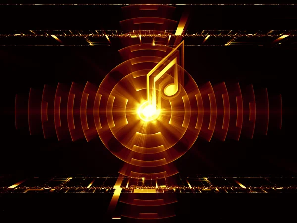 Lights of music — Stock Photo, Image