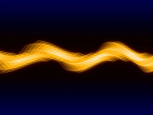 黄金のサイン波 — ストック写真