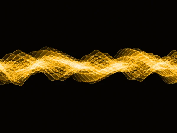 黄金のサイン波 — ストック写真