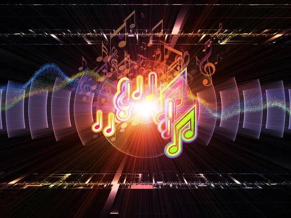 Musical energy — Stock Photo, Image