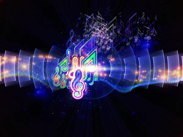 Luces musicales — Foto de Stock