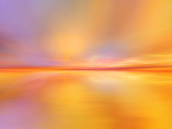 Fractal Sunset — Stock Photo, Image