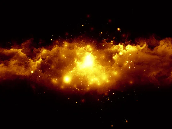 stock image Nebulae of fractal foam