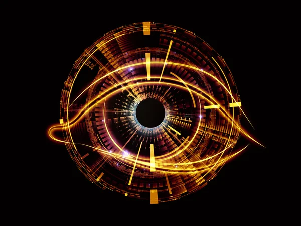 Occhio di intelligenza artificiale — Foto Stock
