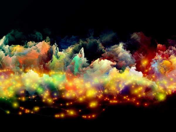 Nuvole di colore — Foto Stock