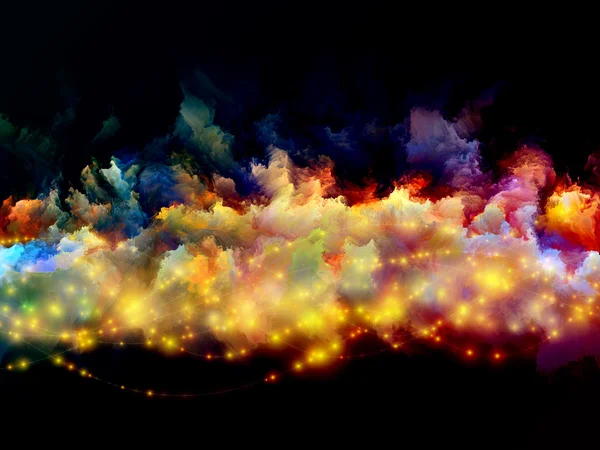Nebulas 的颜色 — 图库照片