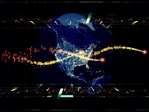 Unsere digitale Erde — Stockfoto