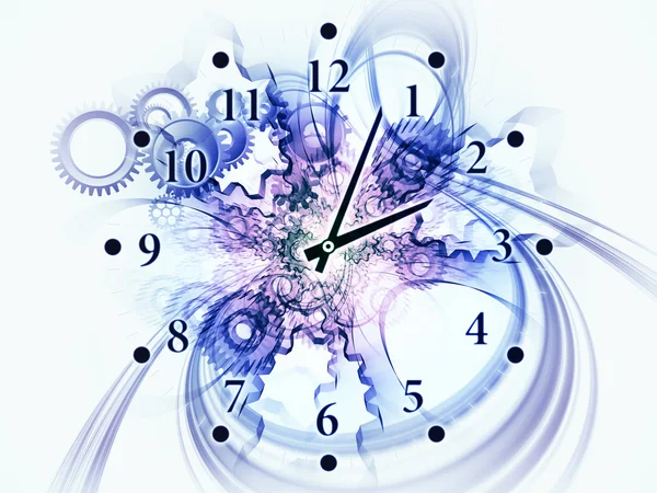 Abstract clock background Stock Image