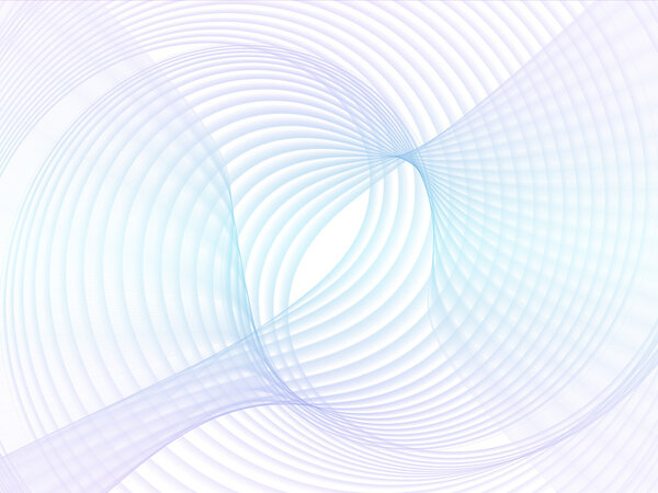 Экран деформированной космической линии
