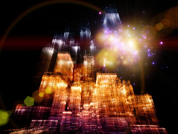 Lights of Metropolis — Stock Photo, Image