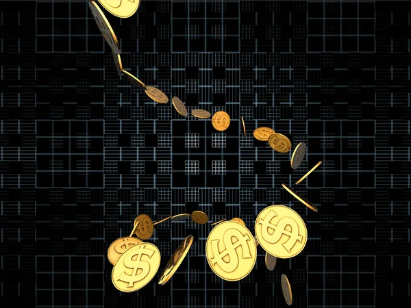 Arany dollár-patak — Stock Fotó