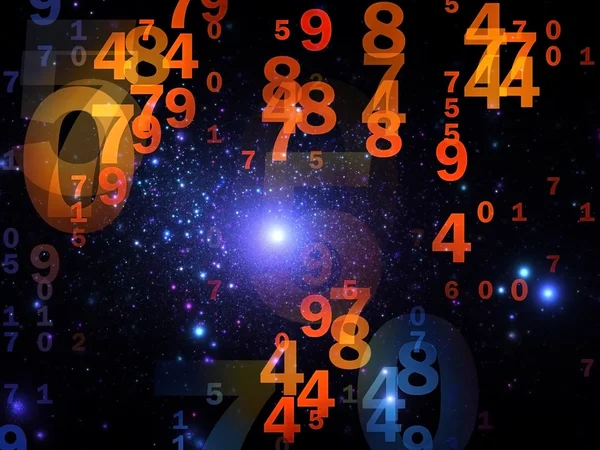 Numbers and Lights — Stock Photo, Image