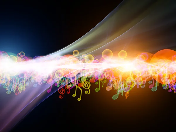 Müzikal enerji renkleri — Stok fotoğraf