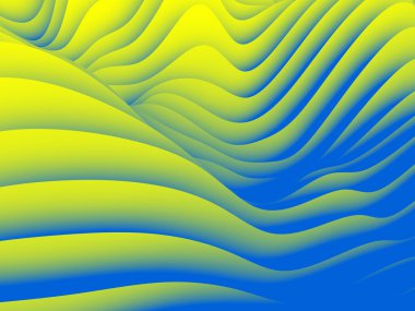 Undulating Wave Design Pattern clipart