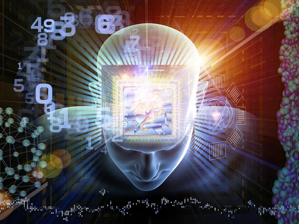 stock image Of Science, Technology and Mind