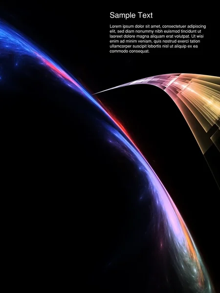 Weltraumtechnologien abstrakt — Stockfoto