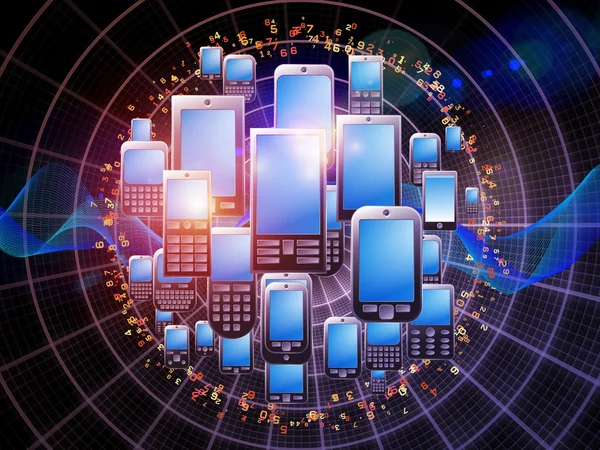 Digitale Telefontechnologie — Stockfoto