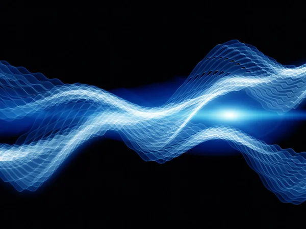 Zvukové vlny sinus — Stock fotografie