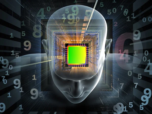 stock image Computing Mind