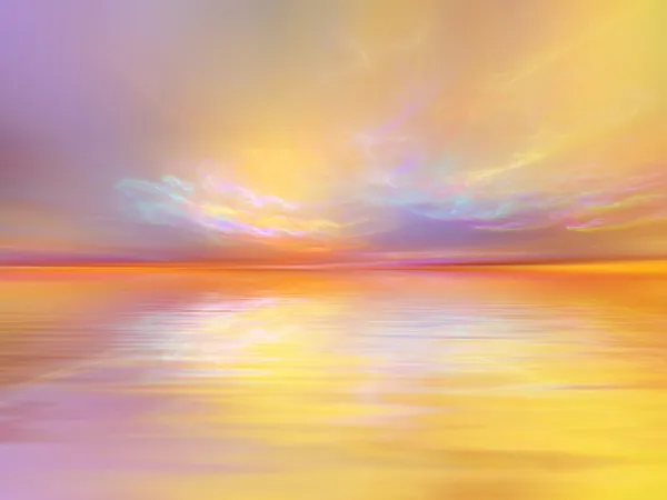 Farbenfroher Sonnenuntergang — Stockfoto