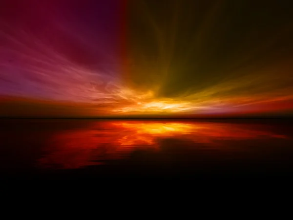 Traumhafter Sonnenuntergang — Stockfoto