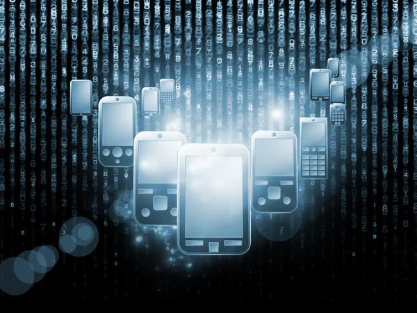 Digitale telefoontechnologie — Stockfoto