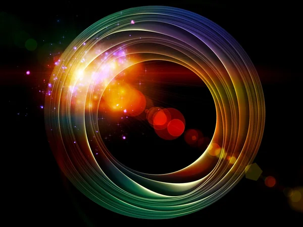 Cercuri de lumină — Fotografie, imagine de stoc
