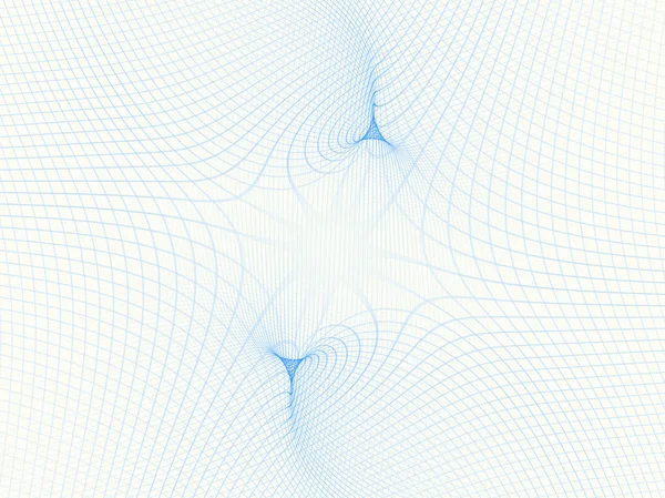 Tela de linha fractal — Fotografia de Stock