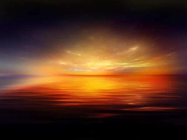 Außerirdischer Sonnenaufgang — Stockfoto