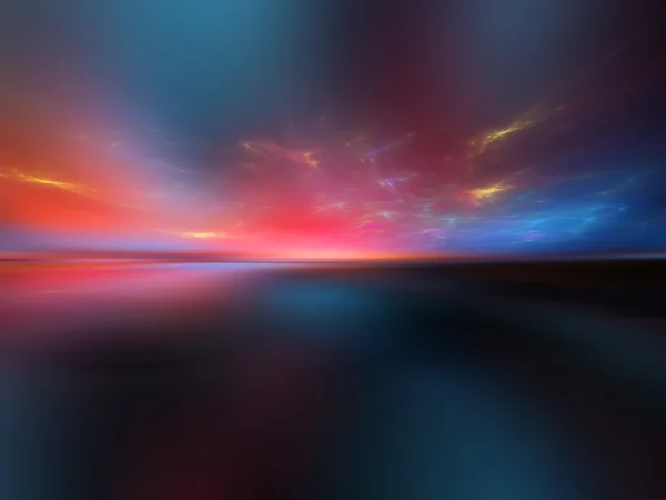 Чужорідних захід сонця — стокове фото