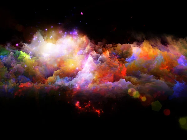 Nubes fractales coloridas —  Fotos de Stock