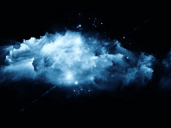 Üç boyutlu fraktal bulutlar — Stok fotoğraf