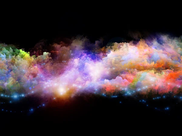 Nebulas кольору — стокове фото