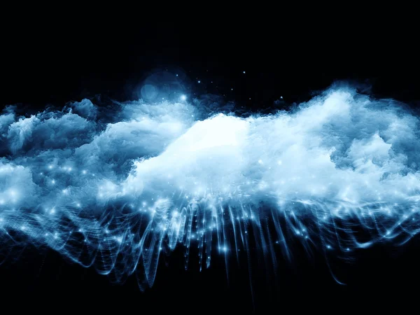 Nuvens e luzes abstratas — Fotografia de Stock