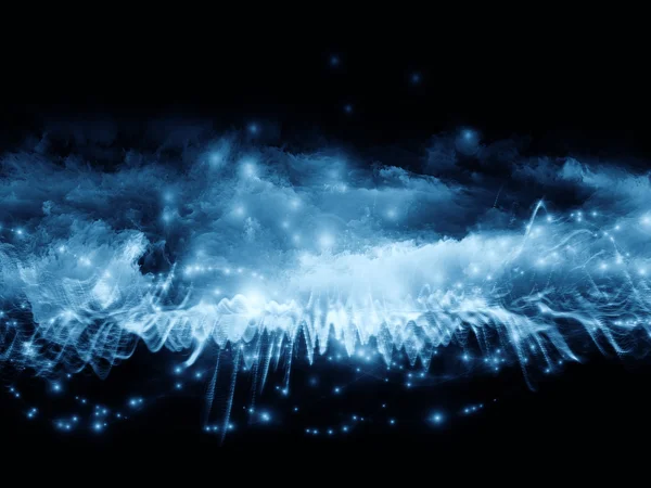 Nebulosas de espuma fractal — Foto de Stock