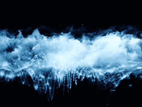 3 次元フラクタル雲 — ストック写真