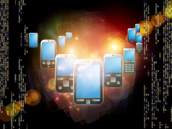 Digital telefon teknik — Stockfoto