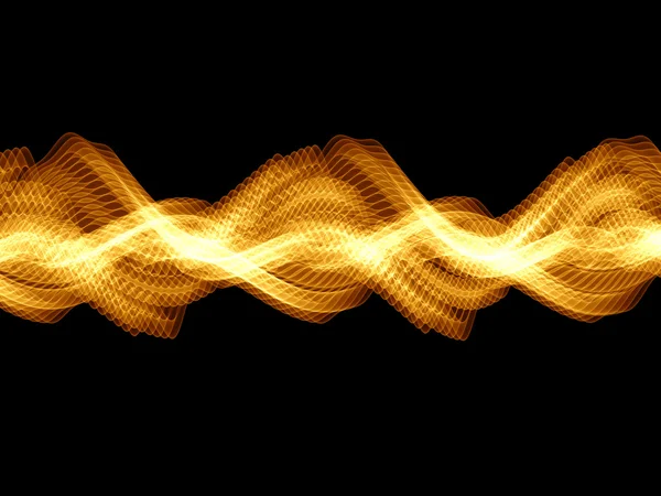 Altın dalgalar — Stok fotoğraf