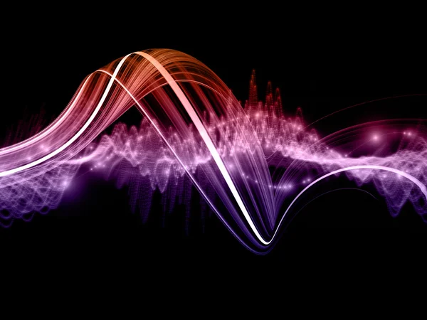 stock image Abstract sine wave