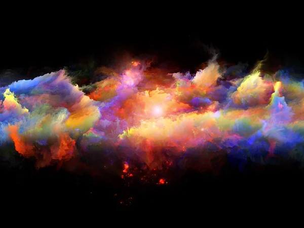 Farbwolken — Stockfoto