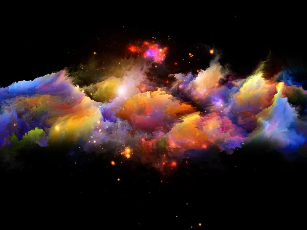 Espuma fractal vibrante — Fotografia de Stock
